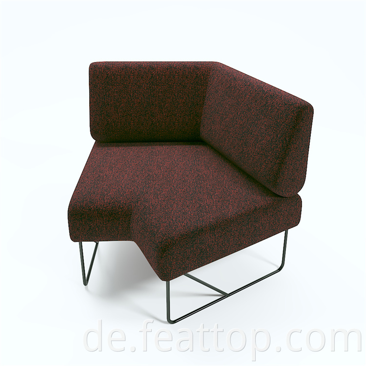 Nordische Feste Farbe Einfacher Design Lounge Sofa Stuhl Dirtsistent lebende Lebendosie Sofa Stuhl